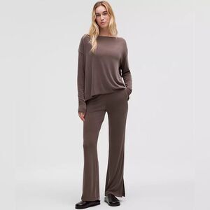 Lululemon Drapey Softstreme Off-The-Shoulder Long-Sleeve Shirt